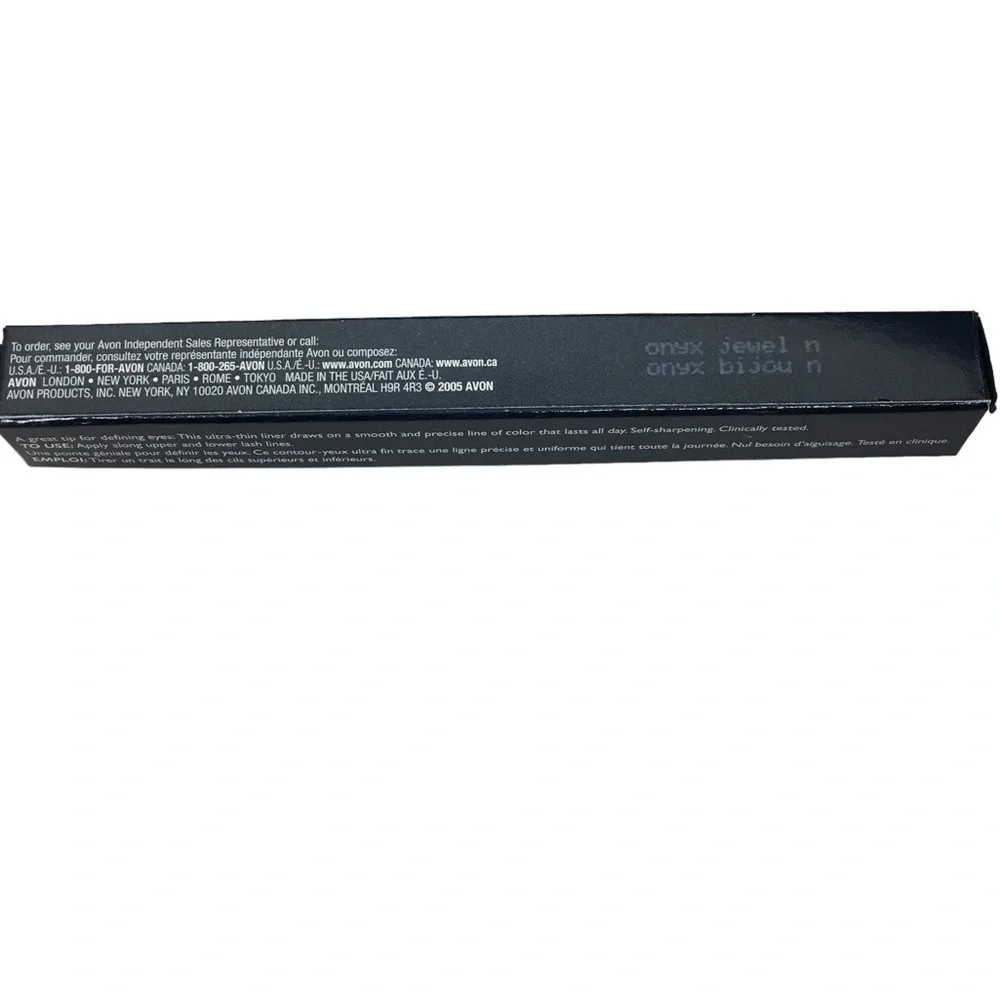 AVON Color Feeling Fine Ultra Thin Eye Liner Shade Onyx Jewel Black